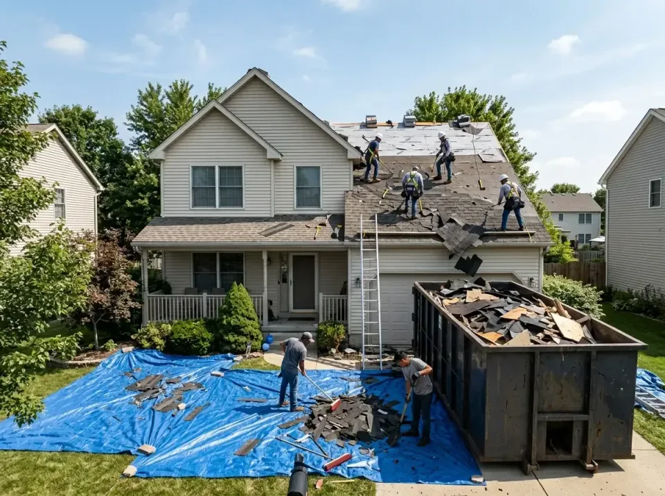 roof-replacement-debris-remova-004 — frequently asked questions, Cheapest Dumpster Rentals in Monrovia, MD